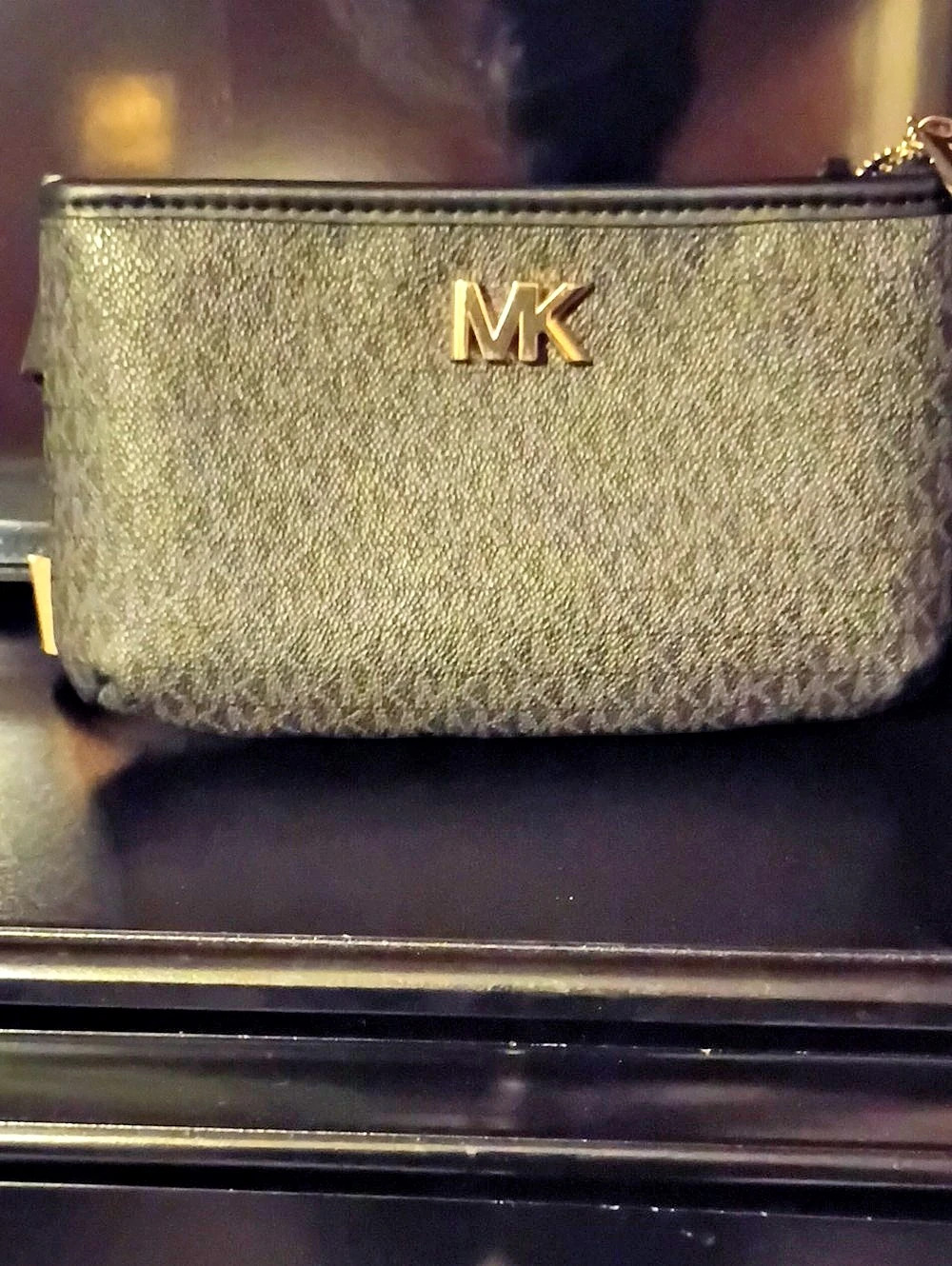 Michael Kors Signature Logo Belt Bag Gray Crossbody